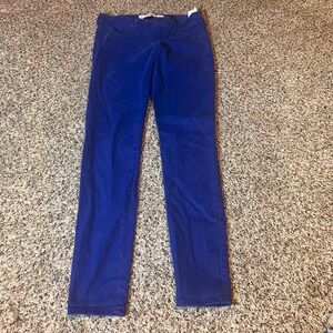Abercrombie & Fitch Chino‎ Pants Cobalt Blue Casual Trousers Womens Size 2